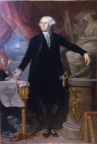 Portret van George Washington door Giuseppe Perovani