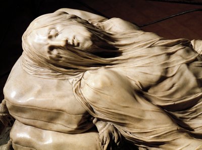 De Gesluierde Christus door Giuseppe Sanmartino