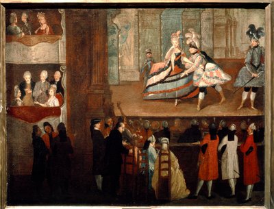 Opera Serie, eind 18e eeuw (olieverf) door Giuseppe de Albertis