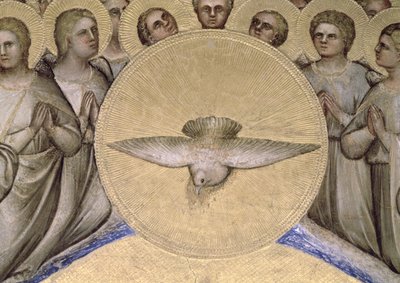 De Duif van de Heilige Geest, 1360-70 door Giusto di Giovanni de Menabuoi