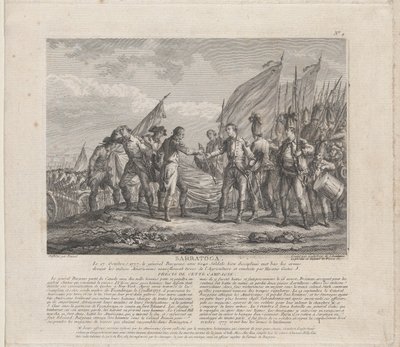 Saratoga 17 oktober 1777 door Godefroy