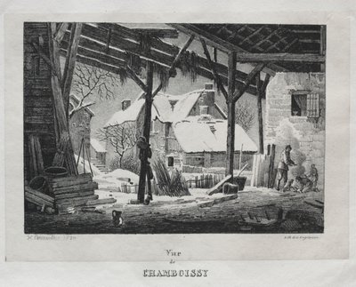 Uitzicht op Chamboissy door Godefroy Engelmann