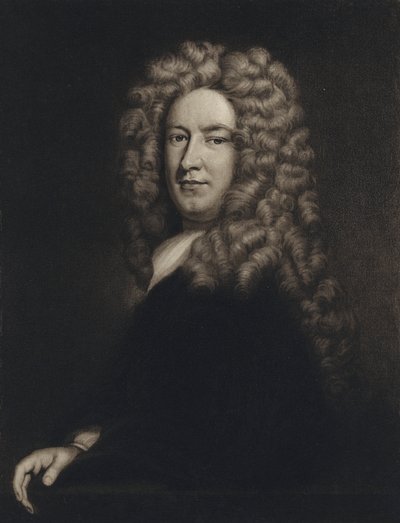Sir Samuel Garth door Godfrey (after) Kneller