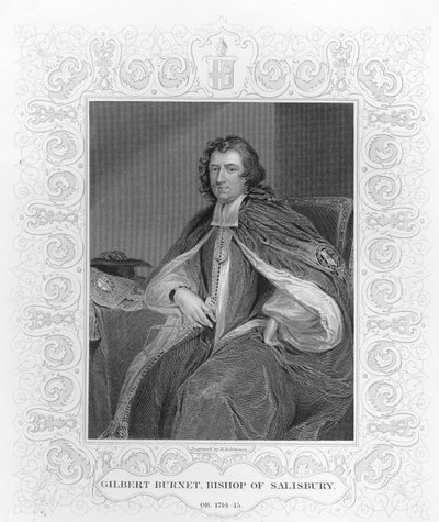 Gilbert Burnet, bisschop van Salisbury, gegraveerd door H. Robinson door Godfrey Kneller