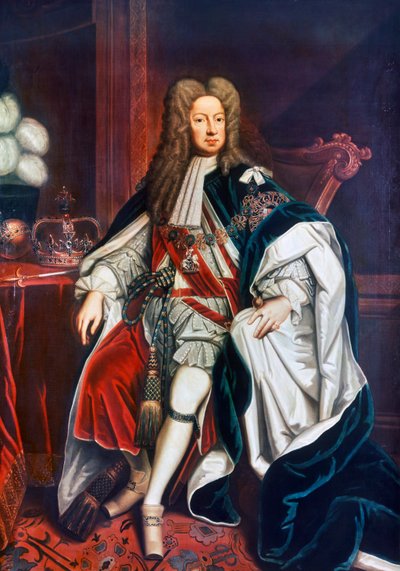 Portret van Georg Ludwig von Hannover door Godfrey Kneller