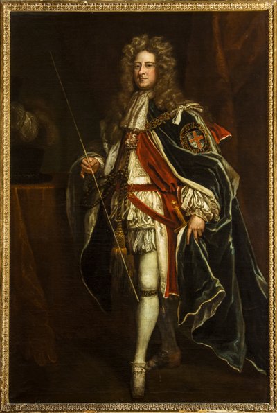Portret van William Cavendish, 4e graaf en 1e hertog van Devonshire door Godfrey Kneller