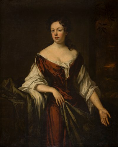 Portret van een dame door Godfrey Kneller
