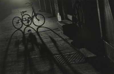 Silhouet van een driewieler 