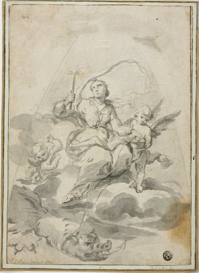 Sint Margaretha door Godfried Maes