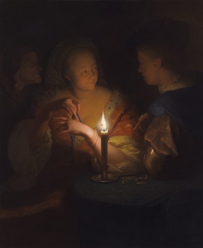 Lovers (Prodigal Son) door Godfried Schalcken