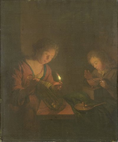  door Godfried Schalken or Schalcken