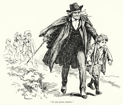Illustratie voor The Story of the Treasure Seekers door E Nesbit door Gordon Frederick Browne