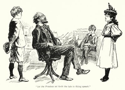 Illustratie voor The Story of the Treasure Seekers door E Nesbit door Gordon Frederick Browne