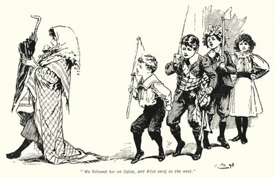 Illustratie voor The Story of the Treasure Seekers door E Nesbit door Gordon Frederick Browne