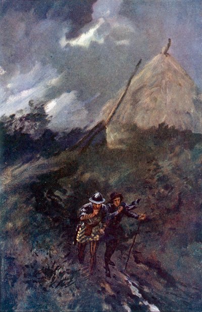 Ze kropen bibberend de regen in door Gordon Frederick Browne