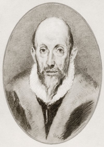 Domenikos Theotokopoulos, El Greco, uit Living Biographies of Great Painters door Gordon Ross