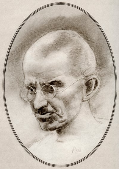 Mohandas Karamchand Gandhi, uit Levensbiografieën van religieuze leiders door Gordon Ross