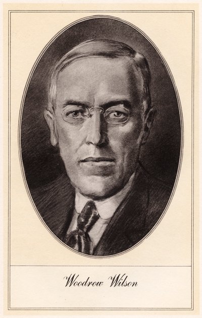 Woodrow Wilson, 28e president van de Verenigde Staten door Gordon Ross