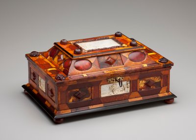 Hoflijke amber kist, ca. 1695 door Gottfried Wolffram
