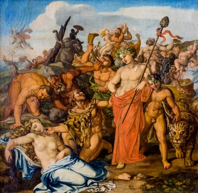 Bacchus en Ariadne door Gottlieb Schick