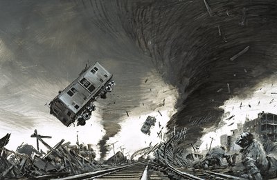 Tornado die St Cloud trof door Graham Coton