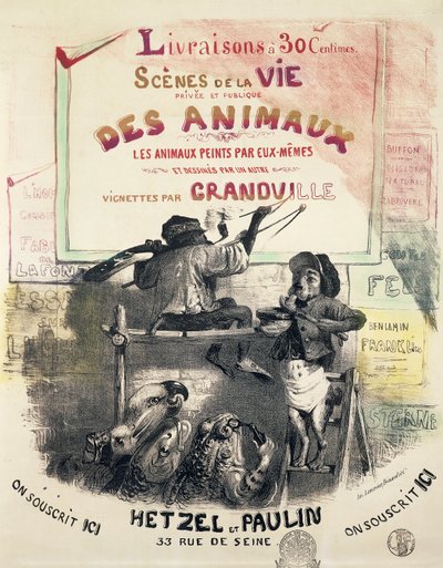 Scènes uit het Dierenleven door Grandville