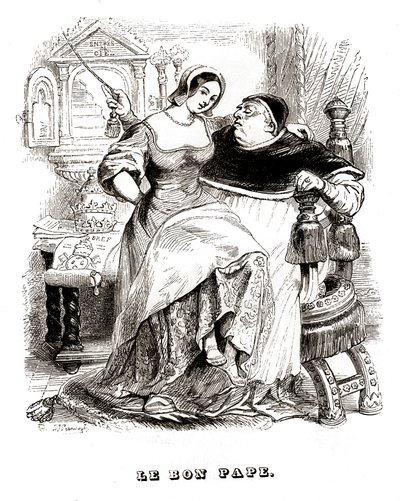 De Goede Paus: Tijd door Grandville (1803 47)