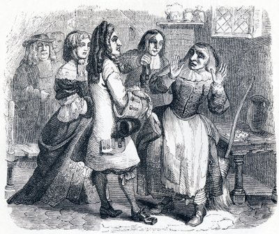 Waarzeggers (Les devineresses) - Fabels van La Fontaine door Grandville