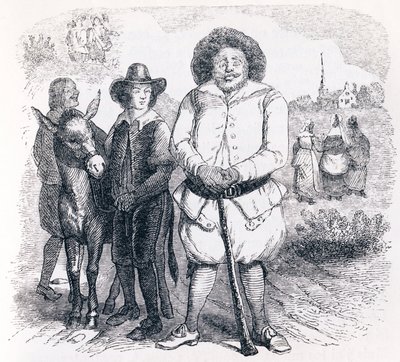 De molenaar, zijn zoon en de ezel door Grandville