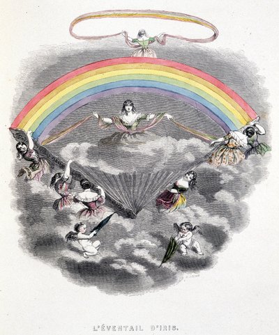 Het bereik van Iris - in "Een andere wereld" door Grandville door Grandville