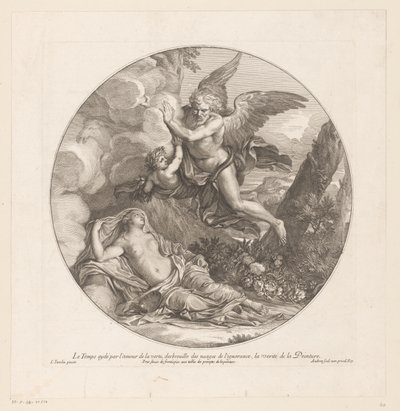 De Tijd onthult de waarheid van de Schilderkunst door Gérard Audran