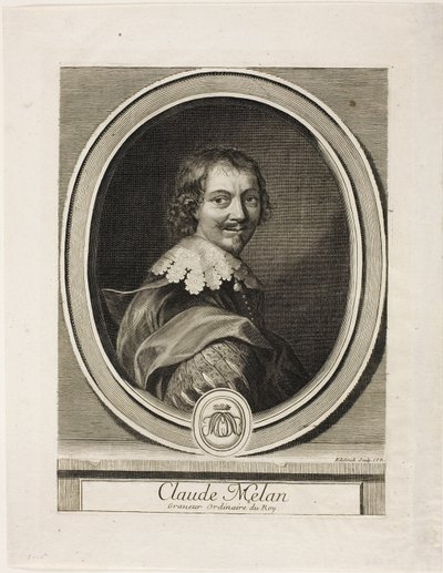 Claude Mellan door Gérard Edelinck