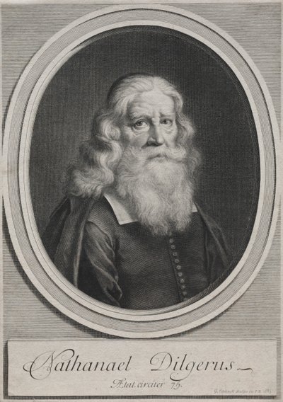 Nathanael Dilgerus, Minister van Danzig door Gérard Edelinck