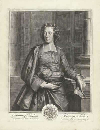 Portret van Jean Paul Bignon door Gérard Edelinck