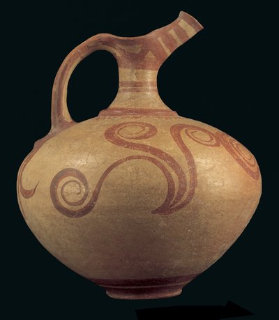 Snavel-uitloop kan, mogelijk van Attiki, Late Helladische IIIA 1 Periode (c.1400-1350 v.Chr.) door Greek