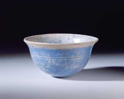 Hellenistische blauwe gegoten kom, 2e eeuw v.Chr. door Greek