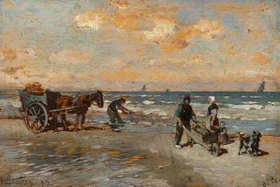 De krabvissers aan de kust door Gregor von Bochmann
