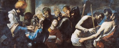 Pilatus wast zijn handen Christus voor Pilatus, ca. 1640 door Gregorio Preti