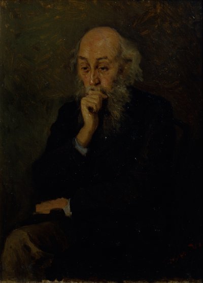 Portret van de kunstenaar Nikolai Ge 1831-1894 door Grigori Grigoryevich Myasoedov