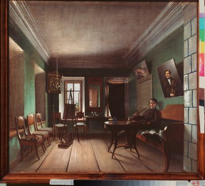 Interieur van het huis van Bykov door Grigory Vasilievich Yurov