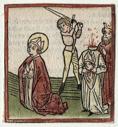 Heiligen Theonestus en Albanus, of Sint Pancratius door Günther Zainer