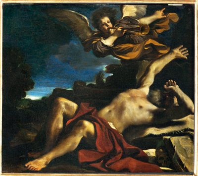Het visioen van de heilige Hiëronymus ... door Guercino (1591 1666)