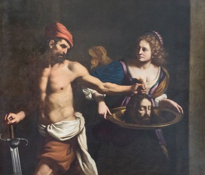 Salome en het hoofd van Johannes de Doper, c. 1651 door Guercino (1591 1666)