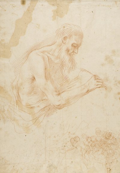 Tekening door Guercino