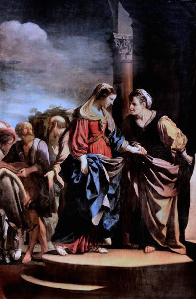 Guercino - De Visitatie. De Visitatie, 1632 door Guercino