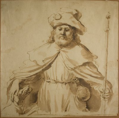 Sint Rochus door Guercino
