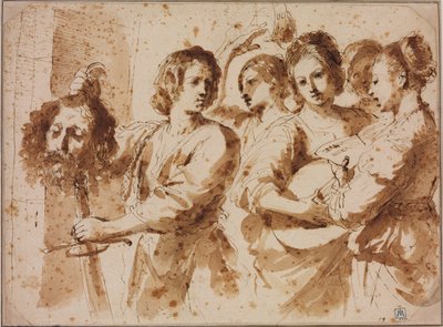 De triomf van David door Guercino