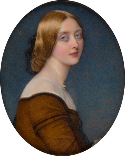 Portret van een onbekende dame door Guglielmo Faija