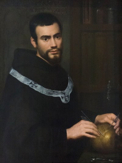 Portret van een jonge monnik door Guido Cagnacci