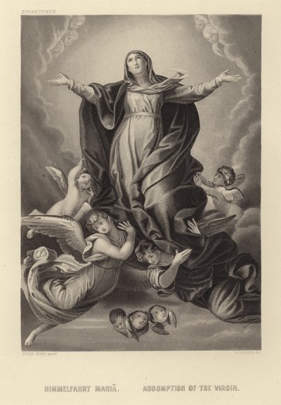 De tenhemelopneming van de Maagd door Guido Reni